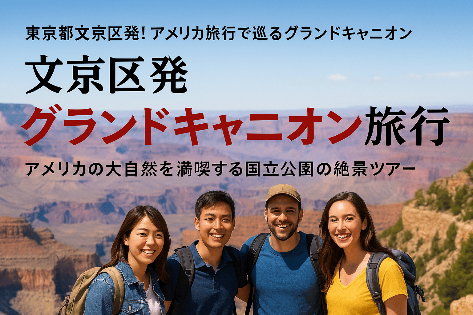東京都文京区発！アメリカ旅行で巡るグランドキャニオン国立公園の魅力